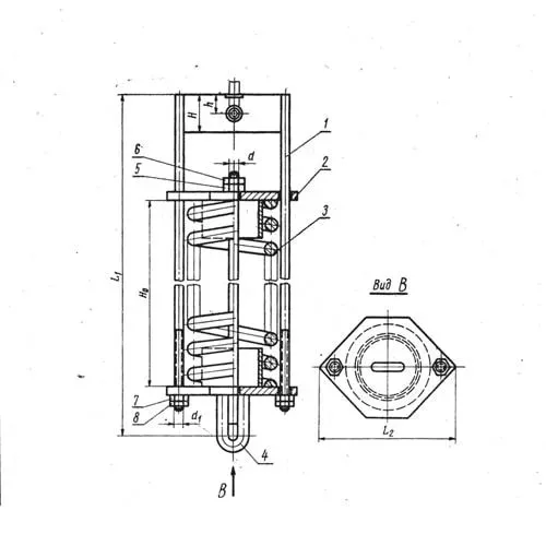 Блоки пружин подвесок стальных трубопроводов 126x340x2.07 мм 09Г2С МН 3956-62